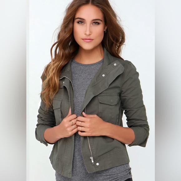 BB Dakota Jackets & Blazers - BB Dakota Pax Jacket in Army Green - Size Small